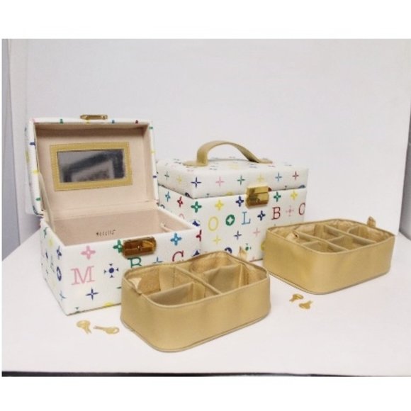 Modella Other - New Murakami Locking Train Vanity Travel Case x 2